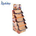 Multifunctional Recycled Materials Paperboard Easy Assemble Cardboard Poster Display Stand